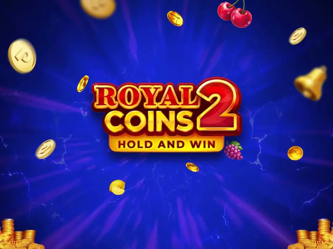 Royal Coins 2 artwork with gold coins from a Mostbet promotion